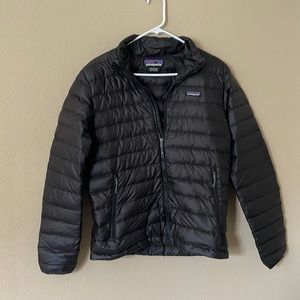 Patagonia mens down sweater jacket black